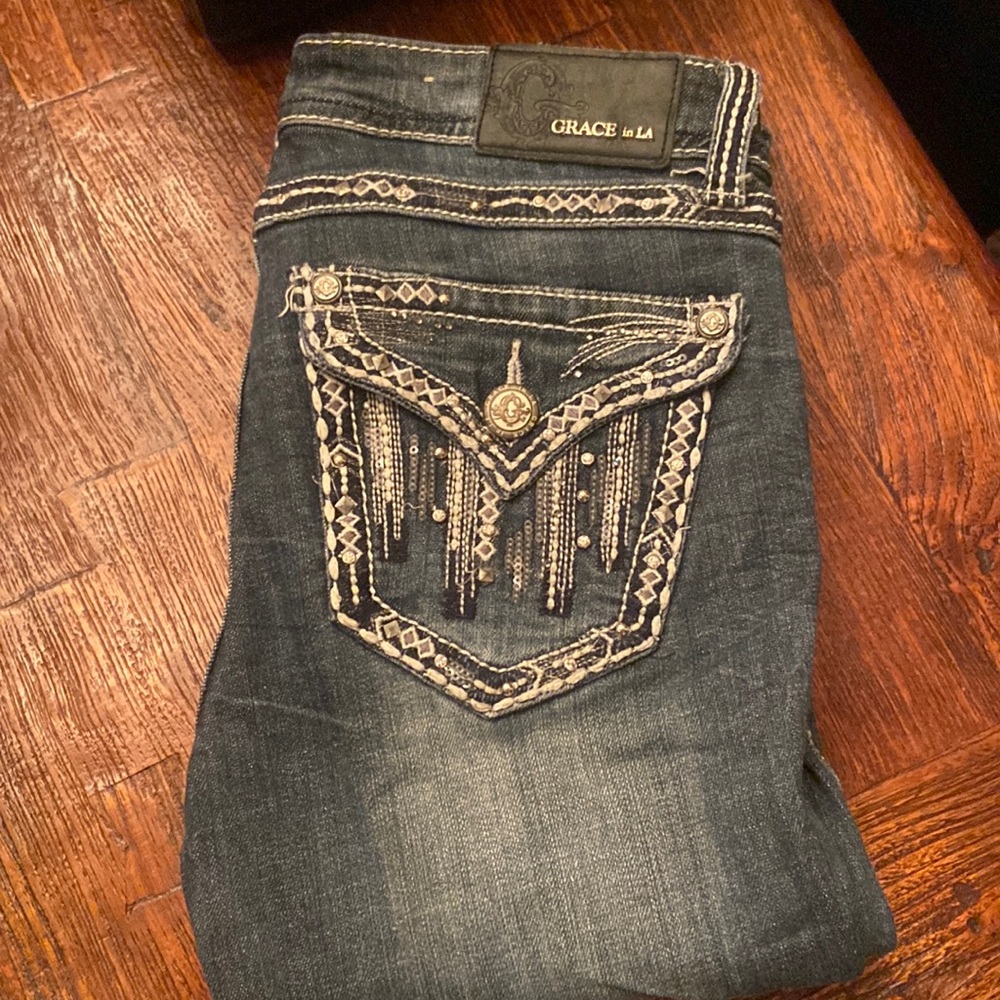 Grace in LA Easy Fit bootcut jeans size 26